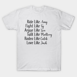 Ride like Amy T-Shirt